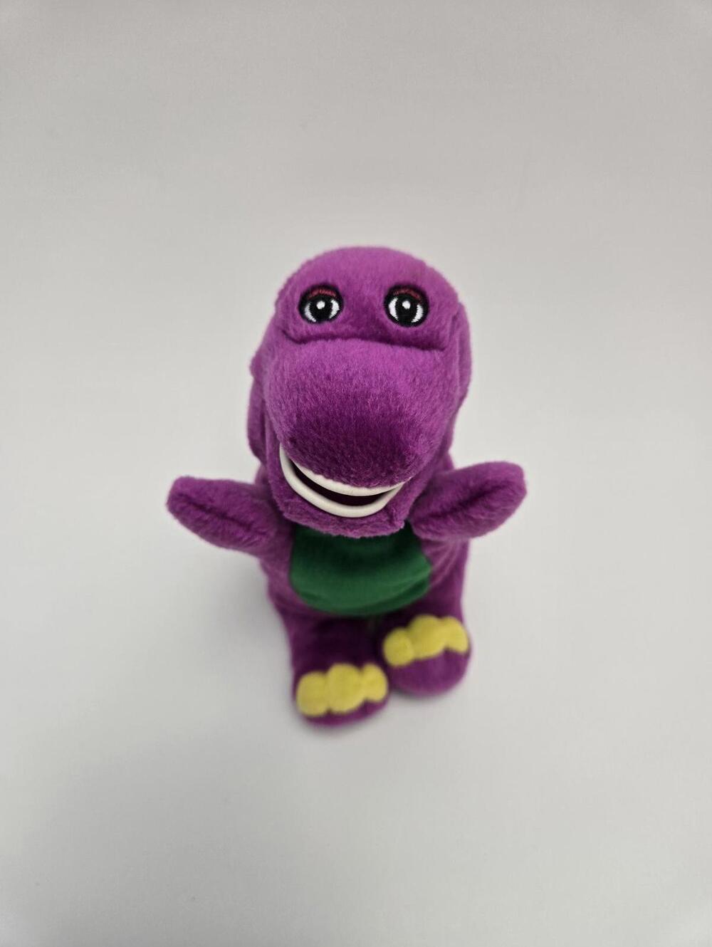 Vintage Barney & Friends Plush Purple Dinosaur 1990s (6 inch)